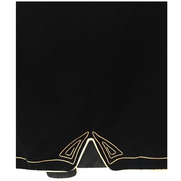 Eugene Alexander Vintage 80s Floral Embellished Velvet Blazer Jacket(Fits 4/6) - Picture 11 of 13